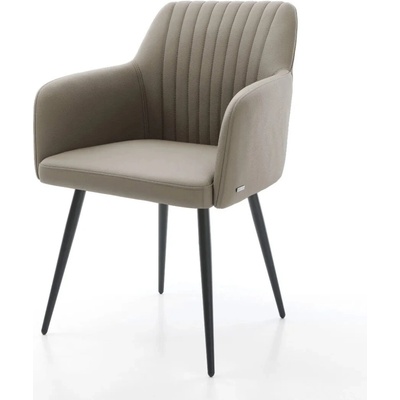 Delife Greg-Flex pravá kůže tmavě béžová zúžená černá taštičkové pružiny