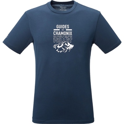 Millet Мъжка тениска Millet Compagnie des Guides Chamonix Logo S/S T-shirt - Saphir (217-0334-0212)