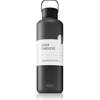 EQUA Timeless неръждаема бутилка за вода боя Dark 1000ml