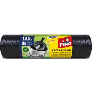 FINO Кошче за боклук, 135 л, 10 бр. , 70x107 см, 24 , FINO "Economy", черно 8571051279 (8571051279)