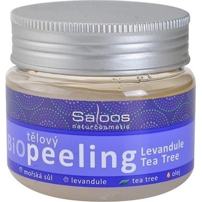 Saloos Bio telový peeling Levanduľa Tea Tree 140 ml