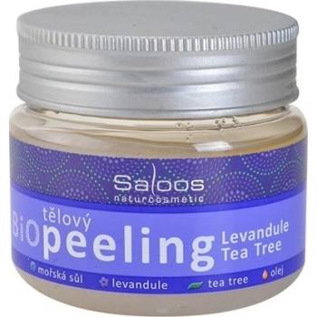 Saloos Bio telový peeling Levanduľa Tea Tree 140 ml