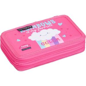 LIZZY Моливник, 2 нива, с цип, LIZZYSULI, "Lollipop Rainbow" 7210043001 (7210043001)