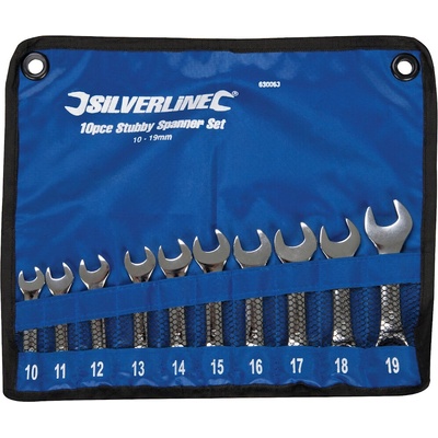 Súprava očkoplochých kľúčov MINI 10 - 19 mm 10 ks Silverline 630063