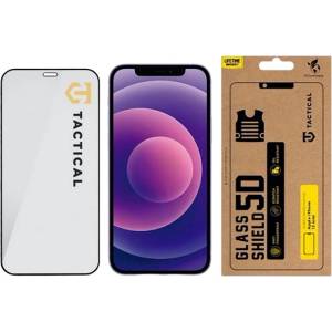 Tactical iPhone 12 mini TACTICAL GLASS SHIELD 5D протектор за екран стъкло 5D, 9H, BLACK 2454060 (2454060)