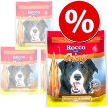 Rocco Chings sušené maso pro psy Tyčinky z kuřecích prsíček 4 x 250 g
