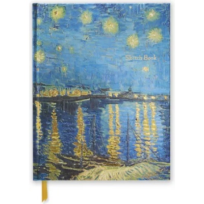 Flame Tree Publishing Van Gogh: Starry Night Over the Rhone (Blank Sketch Book) | Flame Tree