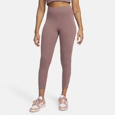 Дамски клин Nike Sportswear Essential 7/8 Mid-Rise Leggings Womens - Mauve/Black
