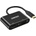Choetech USB-C to VGA and HDMI 4K Adapter - адаптер за свързване от USB-C към VGA и HDMI 4K (черен)