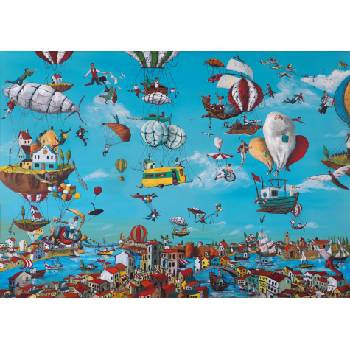 Image 1 of KS Games - Puzzle Flying Above the City - 1 500 piese