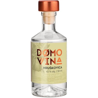 DOMOVINA Hruškovica 42% 0,05 l (čistá fľaša)