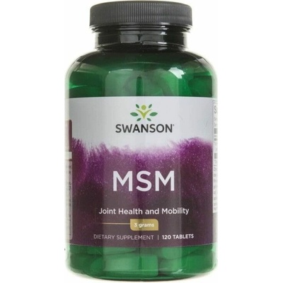 Swanson MSM Methylsulfonylmethan TruFlex 1500 mg 120 tabliet