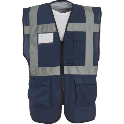 Yoko hi-vis hvw801 / Многофункционална жилетка - тъмносиня s (79w80100301)