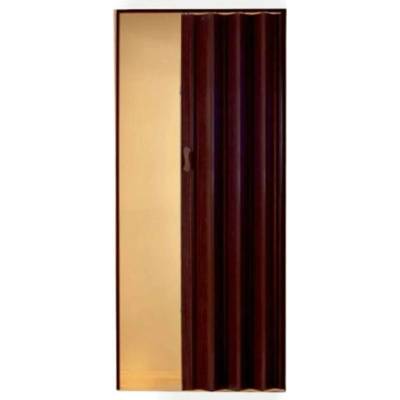 Neuveden Shrnovací dveře Pioneer plné tmavý ořech 84 x 203 cm