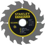 STANLEY - Пилен диск за дърво 125x20 мм, 16 зъба STA17000-XJ (STA17000-XJ)