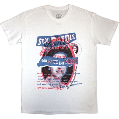 Sex Pistols God Save The Queen Overlay White L Риза (<![CDATA[SPTS65MW03]]>)