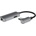 4smarts Аудио Адаптер USB-C за Samsung S21/20 Note 20/10, 4Smarts Splitter AUX 3.5mm, Черен (4S468625)