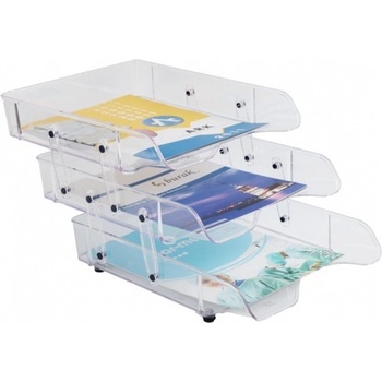 Image 1 of ARK Поставка за документи Ark, тройна, прозрачна (OK10993)