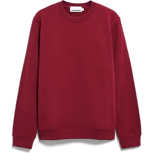 ARMEDANGELS Мъжки пуловер ARMEDANGELS Baaro Fleece Jumper - Velvet Red (017-4174-0613)