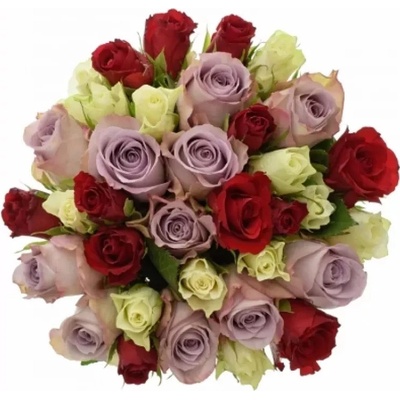 Kytice 35 míchaných růží DEVORA 50cm