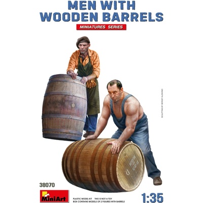 MiniArt Figures Set Men with wooden Barrels 1:35