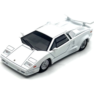 LAMBORGHINI COUNTACH 25TH ANNIVERSARY WHITE 1989 Mini GT 1:64