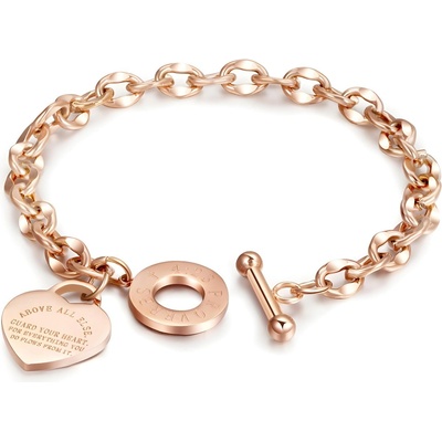 HARAHU Гривна ti-17823 - Златна / Розова kp17823 (ti-17823)