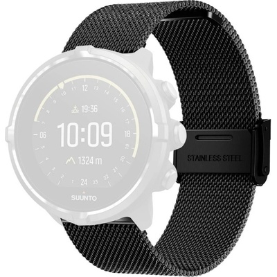 PROTEMIO 66986 MILANESE Kovový remienok pre Suunto 9 čierny