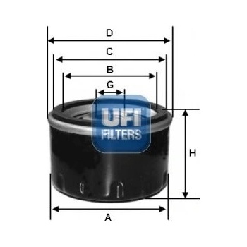 Olejový filter UFI 23.139.00 (2313900)