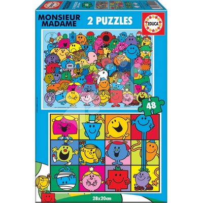 Educa Monsieur Madame 2 x 48 dílků