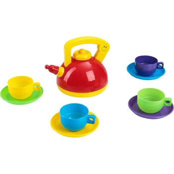 Image 1 of Bamsic КОМПЛЕКТ ДЕТСКИ ЧАЙНИК С 4 ЧАШИ В МРЕЖА