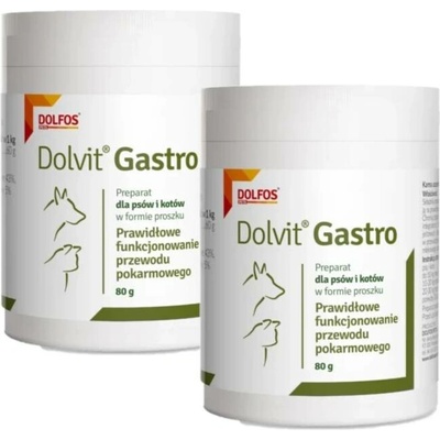 Dolfos Dolvit gastro pro psy a kočky 2 x 80 g