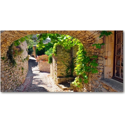 Foto obraz fotografie na skle očarujúce ulička 100x50 cm
