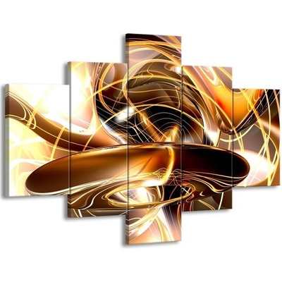 Obraz abstraktní plátno 5 100x70