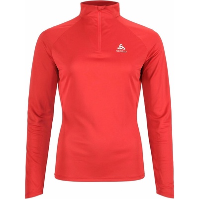 Odlo ESSENTIAL 1/2 ZIP Červená Bílá