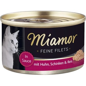 Miamor Feine Filets chicken & ham tin 100 g