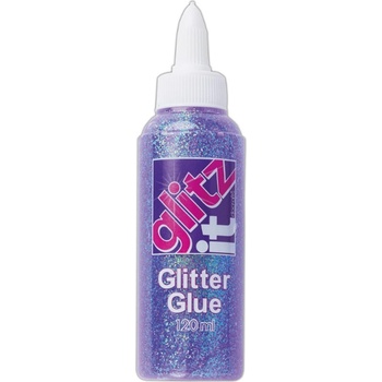 West Desing Třpytivé lepidlo 120ml královsky fialové