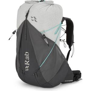 Rab Дамска трекинг раница Rab Women's Muon ND 40 Walking backpack - Pewter / Graphene (502-8236-0111)