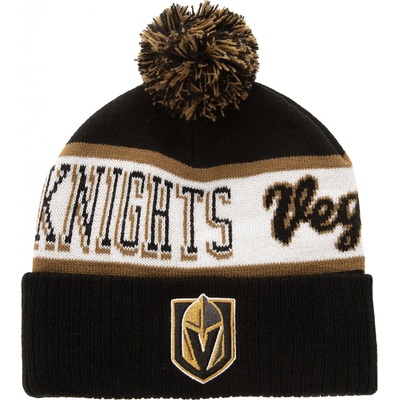 Mitchell & Ness pánská čepice Vegas Golden Knights Block Sweep Pom Knit