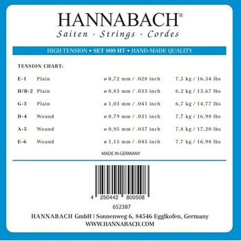 Hannabach 800HT