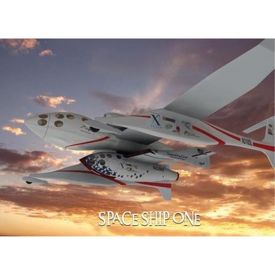 (B) 3D pohľadnica Space Ship One