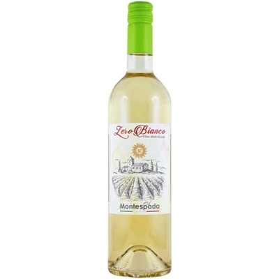 Montespada Zero Bianco 0% 0,75 l (holá láhev)