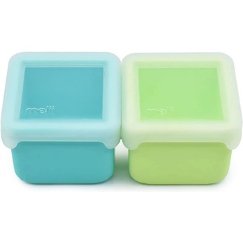 Melii Силиконови контейнери Melii - 2 броя, Blue/Lime (ML23310)