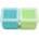 Melii Силиконови контейнери Melii - 2 броя, Blue/Lime (ML23310)