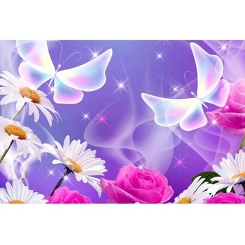 DIMEX ART s. r. o Флизелинов фототапет пеперуди 375 x 250 см