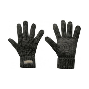 Golddigga Cable Gloves Ladies grey