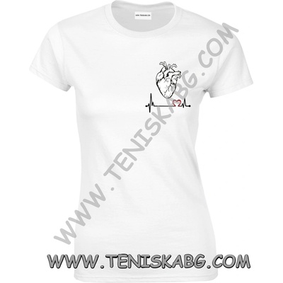 Fruit of the Loom Тениска - Кардиограма сърце