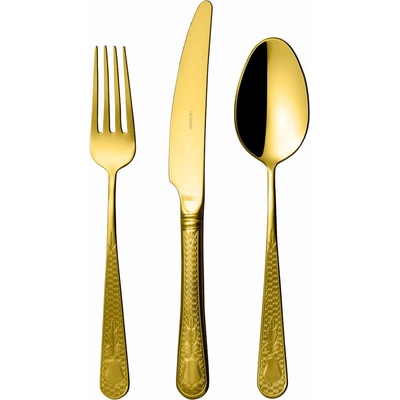 Herdmar Прибори за хранене guell - 24 части - позлатени гланц (-207-3024-0117-200-0017)
