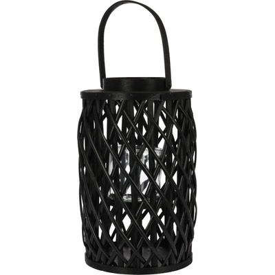 PROGARDEN Lampáš na sviečku 40 cm čierna vŕba