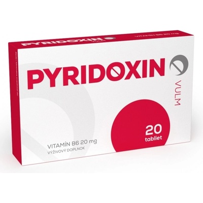Vulm Pyridoxin vitamín B6 20 mg 20 tabliet